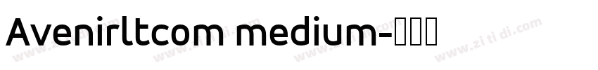 Avenirltcom medium字体转换